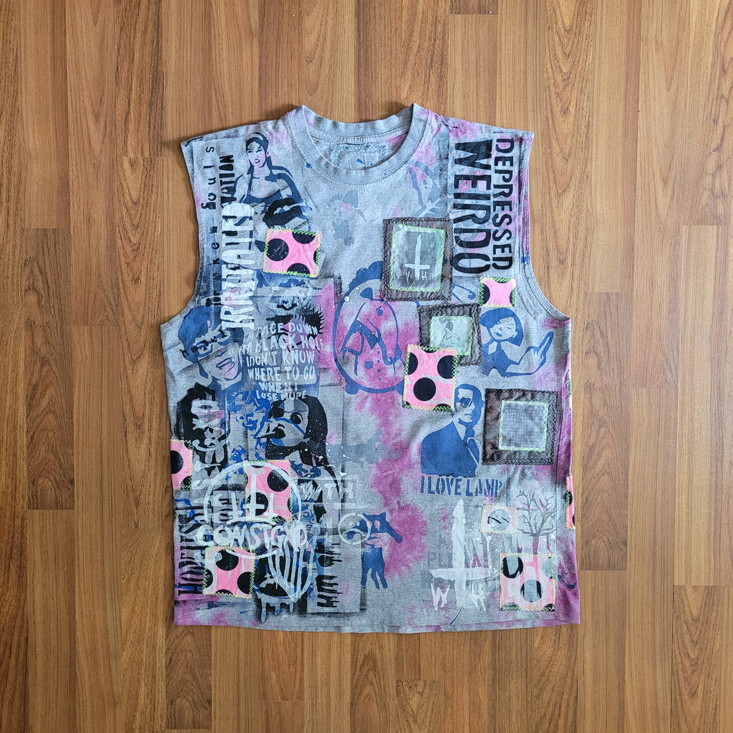 'Polka' Men's Sleeveless Top
