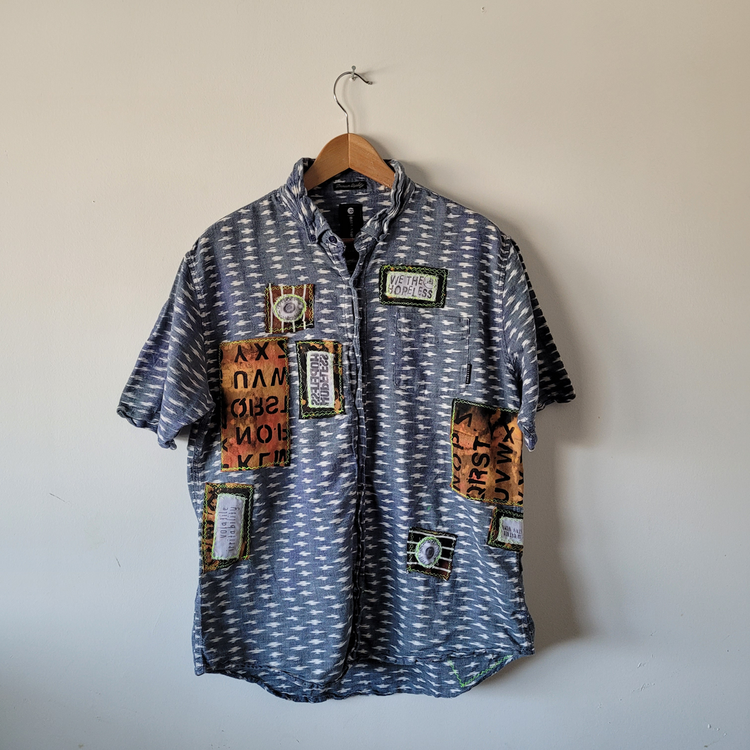 'Volatile Irritibility' XL Button-Up Tee